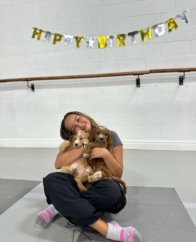 Puppy Yoga Studio celebration