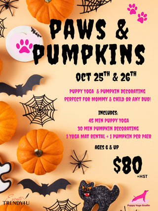 PUPPY YOGA HALLOWEEN EDITION