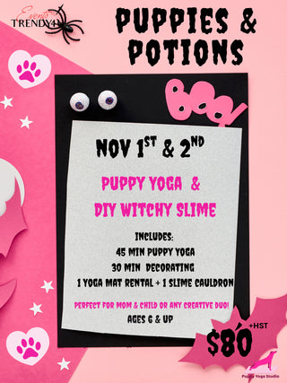 PUPPY YOGA HALLOWEEN EDITION